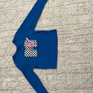 Blue Long Sleeve Kids Shirt